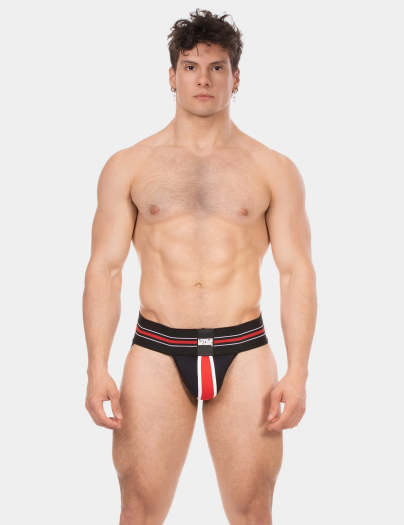 JOCKSTRAP DENIS – NOIR/ROUGE/BLANC