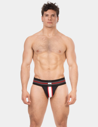 JOCKSTRAP DENIS – NOIR/BLANC/ROUGE