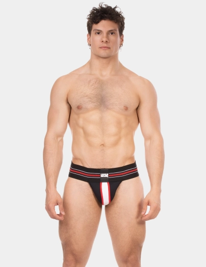 JOCKSTRAP DENIS – NOIR/BLANC/ROUGE