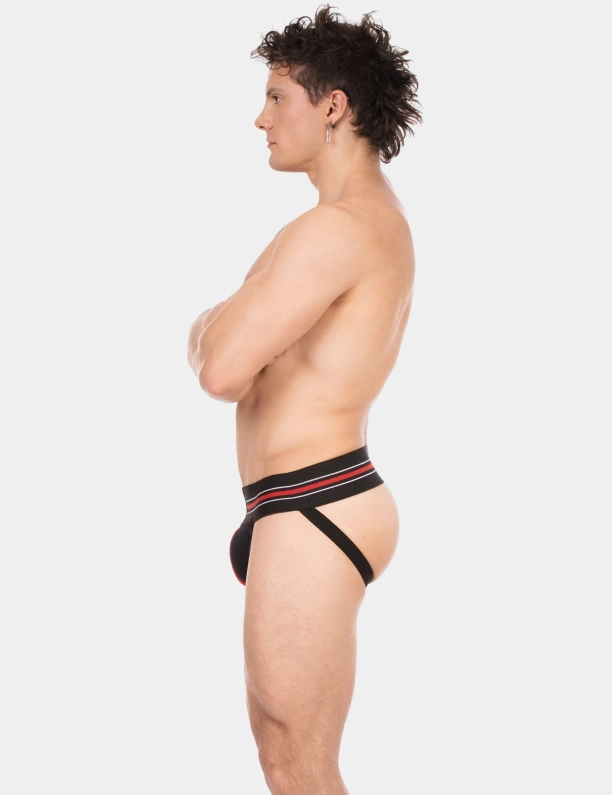 JOCKSTRAP DENIS – NOIR/BLANC/ROUGE