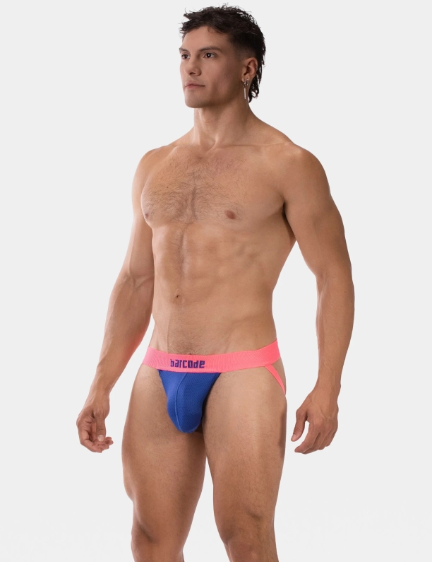 JOCKSTRAP ARLO – BLEU/ROSE