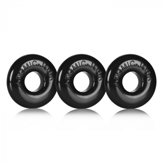 SET DE 3 COCKRINGS RINGER – NOIR