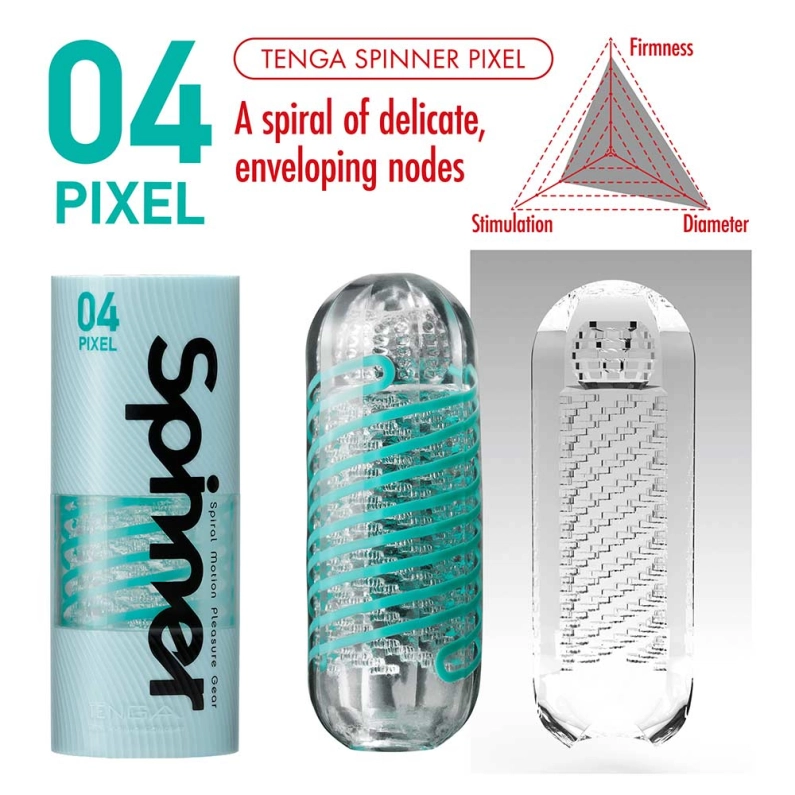 MASTURBATEUR TENGA SPINNER – 04 PIXEL