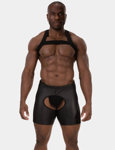 SHORT CHAPS BARCODE JIHO – NOIR