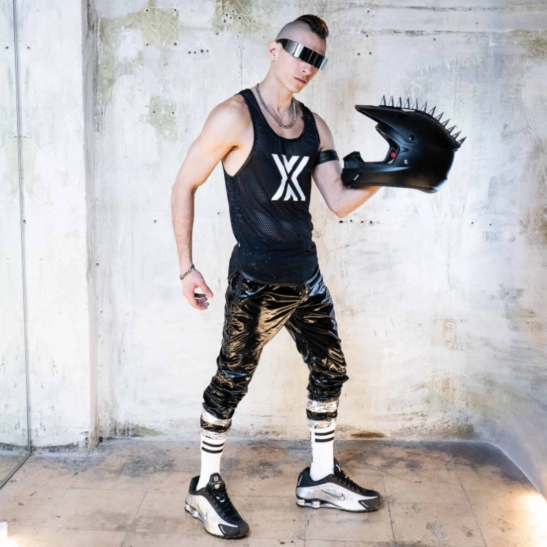 DÉBARDEUR AIRCOOL – NOIR X BLANC