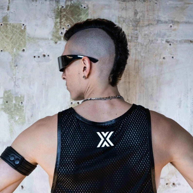 DÉBARDEUR AIRCOOL – NOIR X BLANC