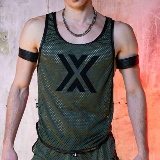 DÉBARDEUR AIRCOOL VERT X NOIR - BOXER BARCELONA