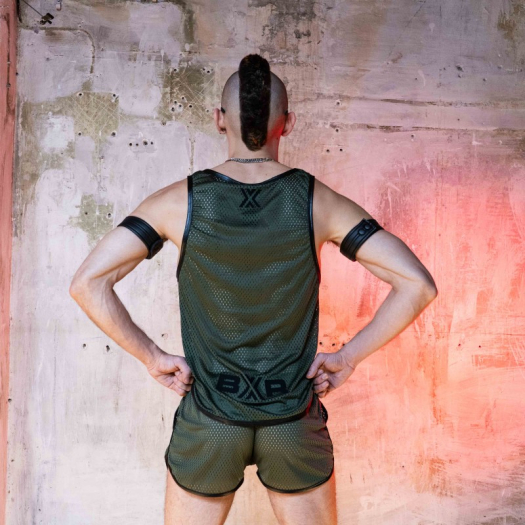 DÉBARDEUR AIRCOOL VERT X NOIR - BOXER BARCELONA