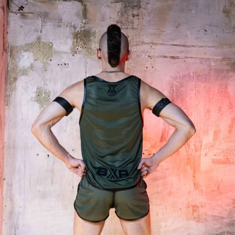 DÉBARDEUR AIRCOOL VERT X NOIR - BOXER BARCELONA