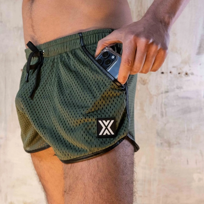 SHORT AIRCOOL VERT - BOXER BARCELONA