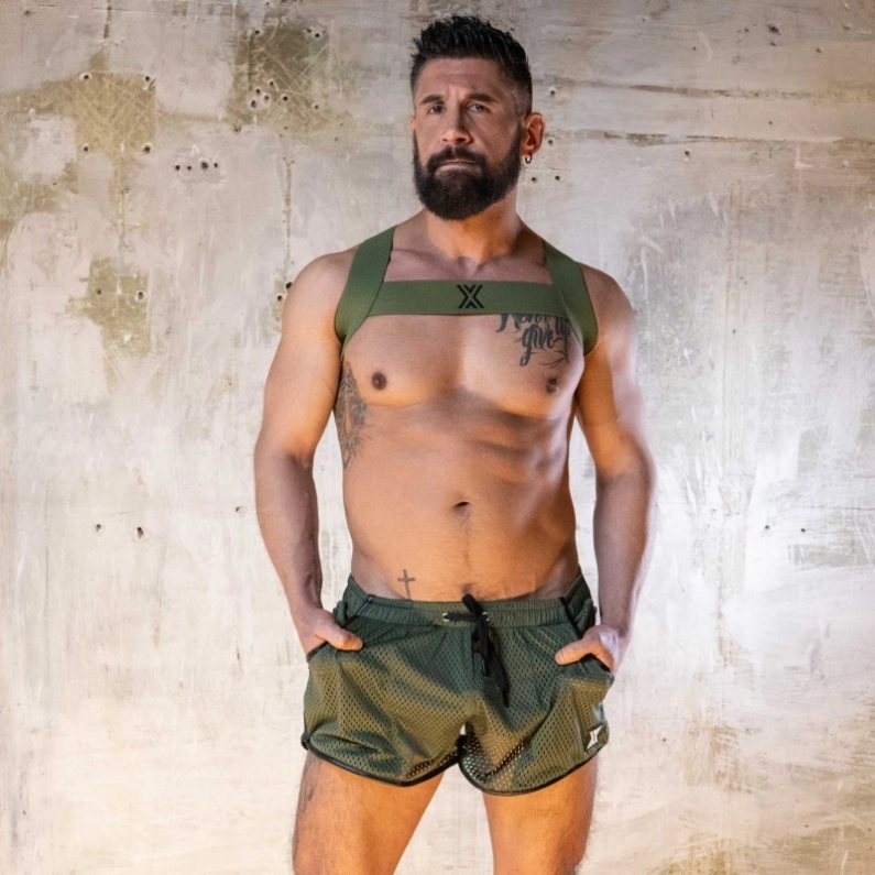 SHORT AIRCOOL VERT - BOXER BARCELONA