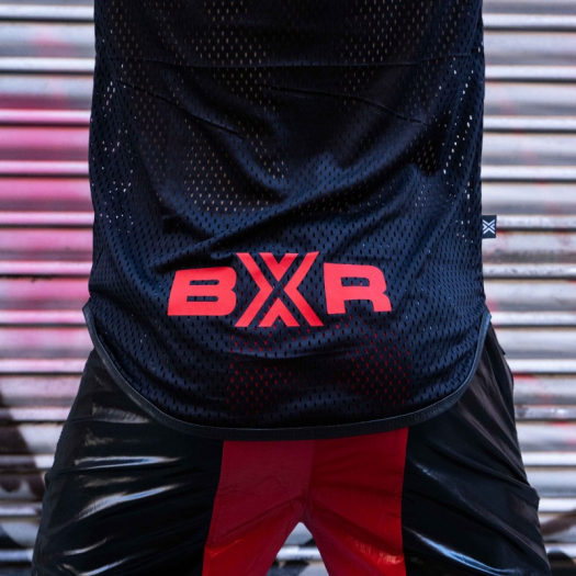 DÉBARDEUR AIRCOOL NOIR X ROUGE - BOXER BARCELONA