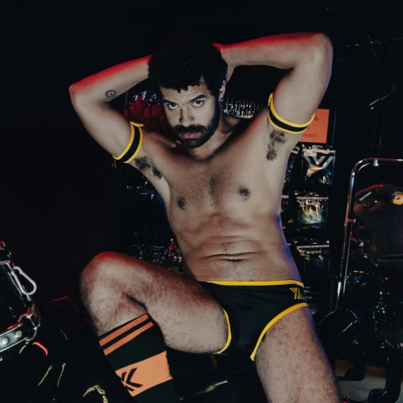 MOONSHINE ASS OPEN NOIR/JAUNE - BOXER BARCELONA