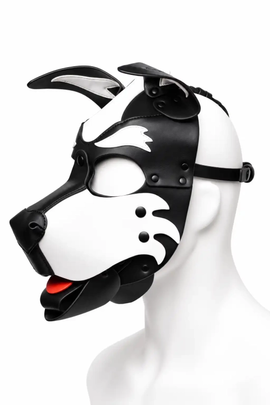 CAGOULE PUPPY BRUTUS EN CUIR VEGAN – BLANC