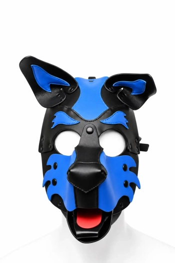 CAGOULE PUPPY BRUTUS EN CUIR VEGAN – BLEU