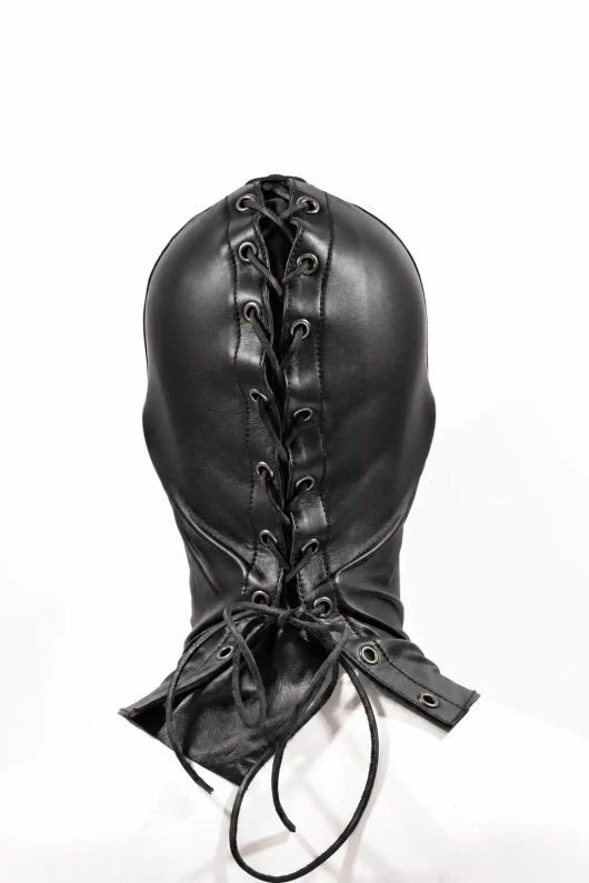 CAGOULE EN CUIR IEM AVEC CACHES AMOVIBLES