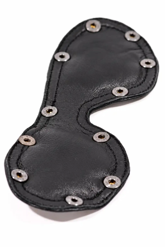 CAGOULE EN CUIR IEM AVEC CACHES AMOVIBLES