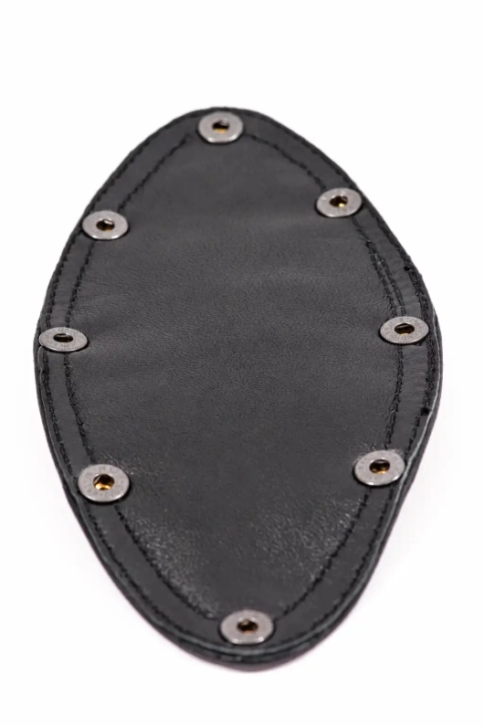 CAGOULE EN CUIR IEM AVEC CACHES AMOVIBLES