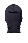 Cagoules 2 Ouvertures en Spandex Noir (Dos)