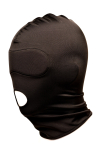 Cagoule 1 ouverture en Spandex noir (Côté Gauche)