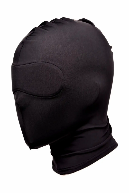 CAGOULE SANS OUVERTURE EN SPANDEX – NOIR