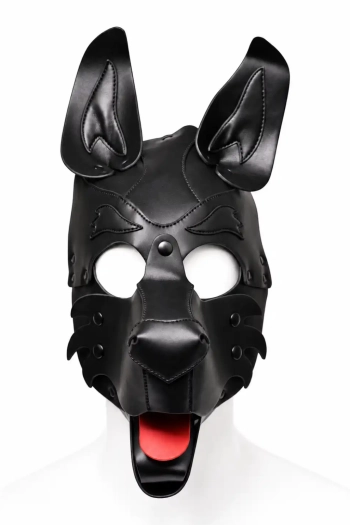 CAGOULE PUPPY BRUTUS EN CUIR VEGAN – NOIR