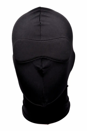 CAGOULE SANS OUVERTURE EN SPANDEX – NOIR