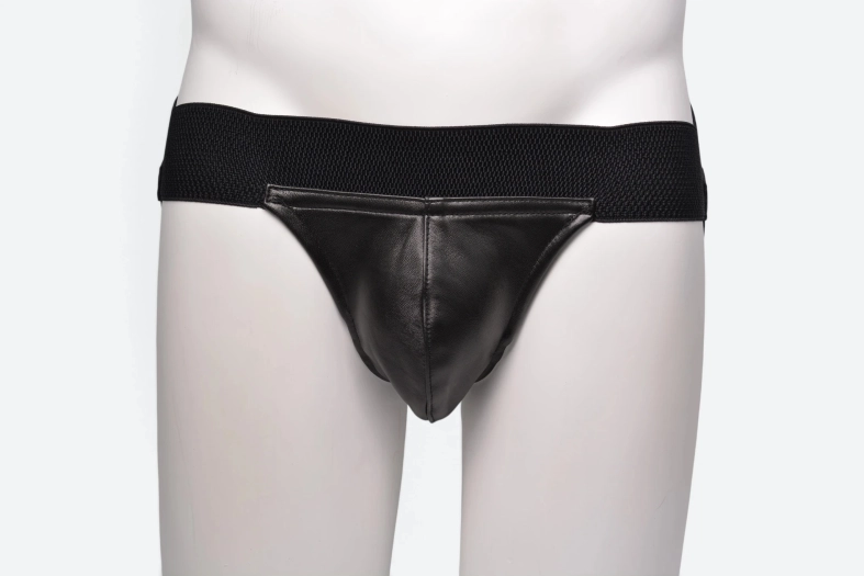 JOCKSTRAP AVEC BANDE ÉLASTIQUE – NOIR