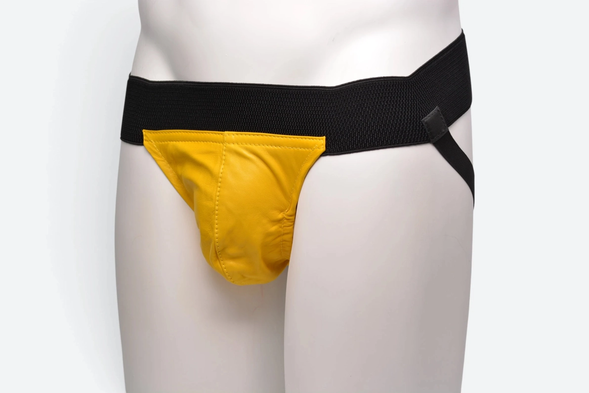 JOCKSTRAP AVEC BANDE ÉLASTIQUE – JAUNE