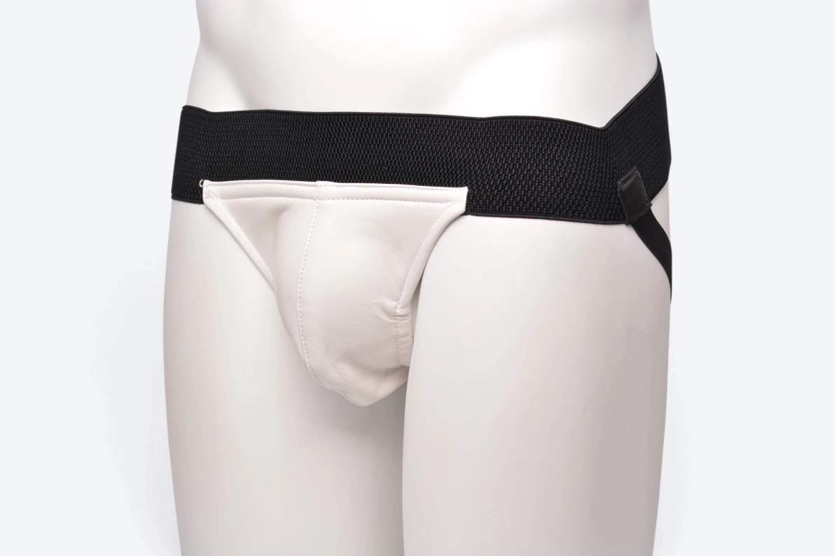JOCKSTRAP AVEC BANDE ÉLASTIQUE – BLANC