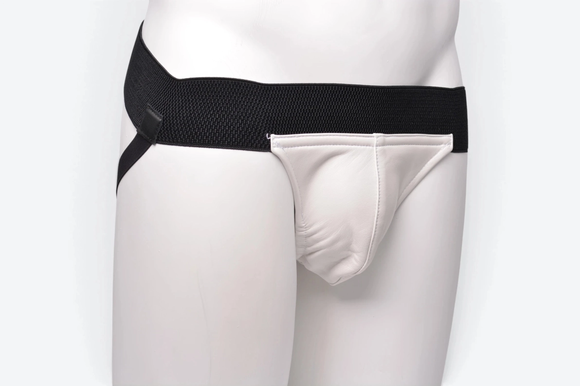 JOCKSTRAP AVEC BANDE ÉLASTIQUE – BLANC