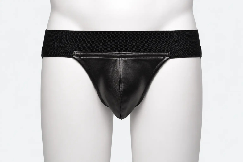 JOCKSTRAP AVEC BANDE ÉLASTIQUE – NOIR