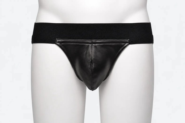 JOCKSTRAP AVEC BANDE ÉLASTIQUE – NOIR