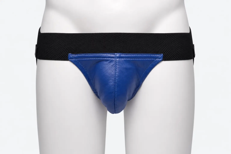 JOCKSTRAP AVEC BANDE ELASTIQUE – BLEU