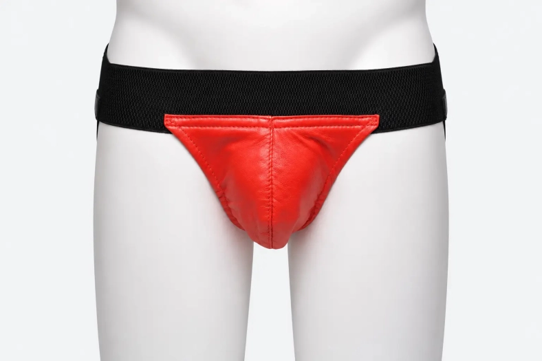 JOCKSTRAP AVEC BANDE ÉLASTIQUE – ROUGE