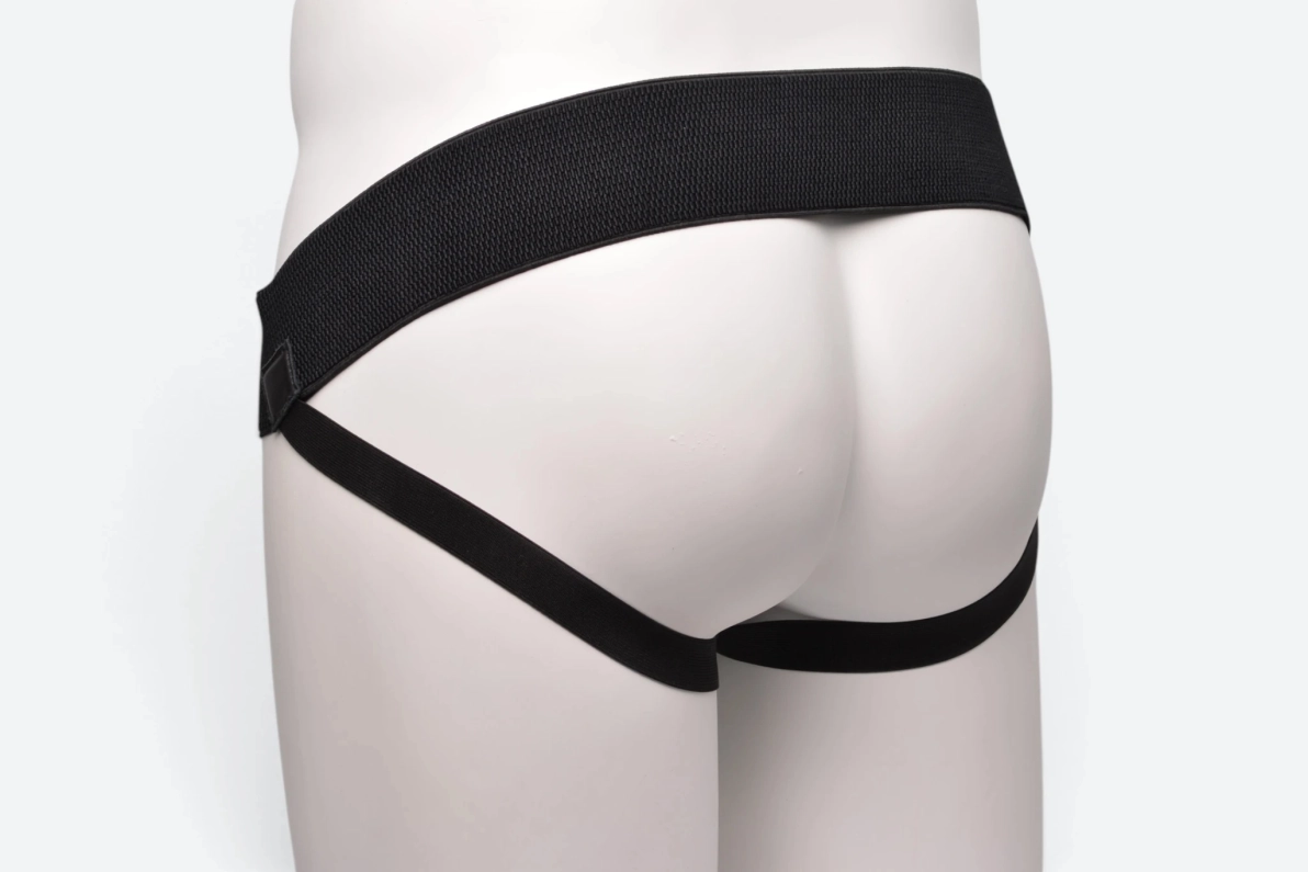 JOCKSTRAP MICROPERFORÉ AVEC LACET – BLANC