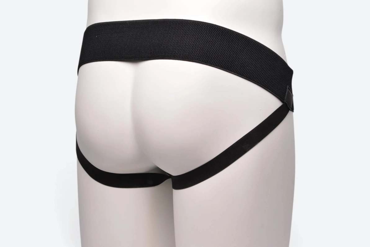 JOCKSTRAP MICROPERFORÉ AVEC LACET – BLANC