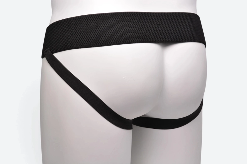 JOCKSTRAP MICROPERFORÉ AVEC ZIP – BLEU
