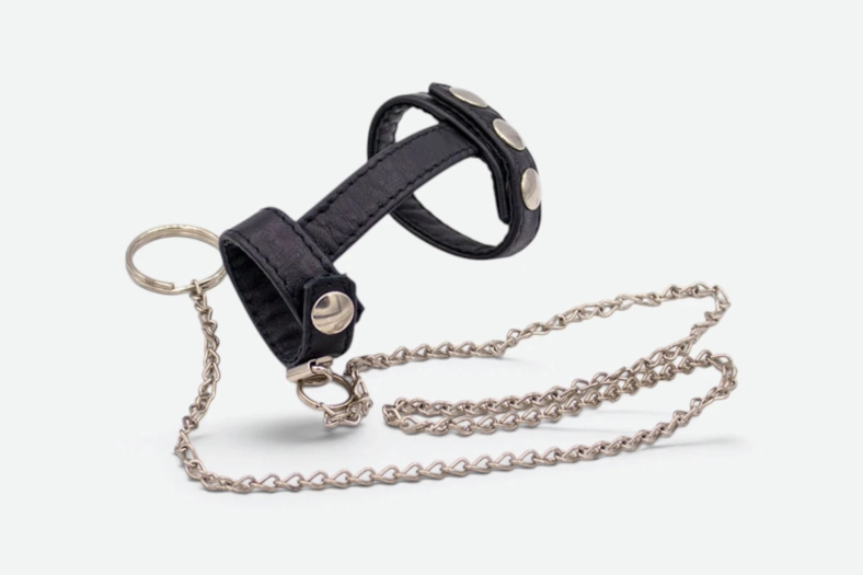 COCKSTRAP AVEC LAISSE