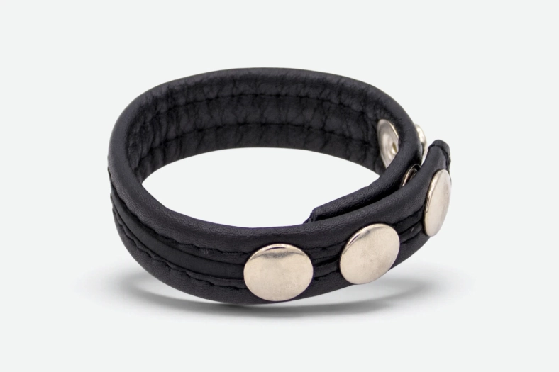 COCKSTRAP À BANDE COLORÉE – NOIR