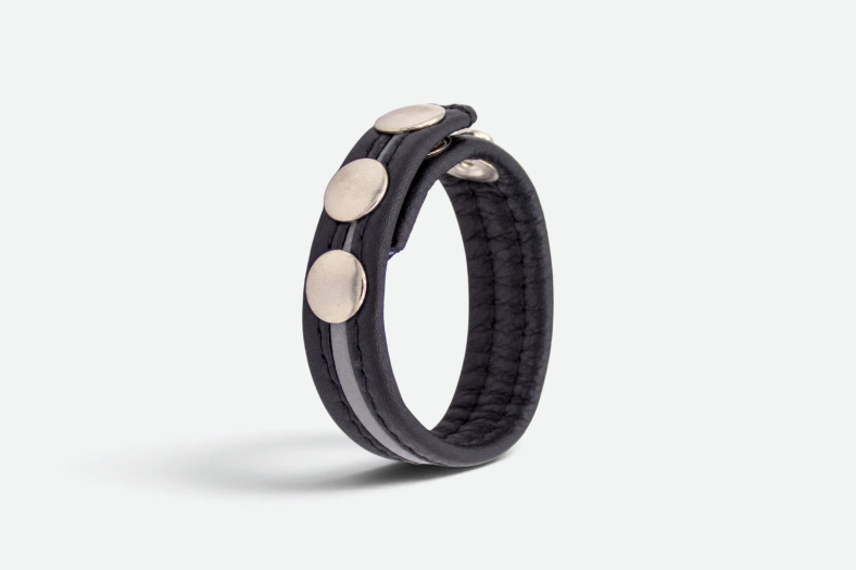 COCKSTRAP À BANDE COLORÉE – GRIS