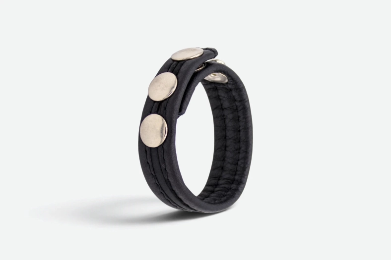 COCKSTRAP À BANDE COLORÉE – NOIR