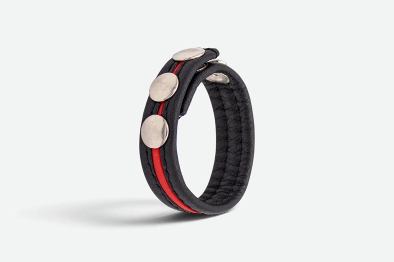 COCKSTRAP À BANDE COLORÉE – ROUGE