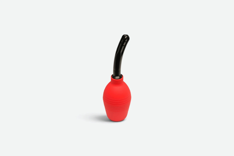POIRE À LAVEMENT SOUPLE – ROUGE