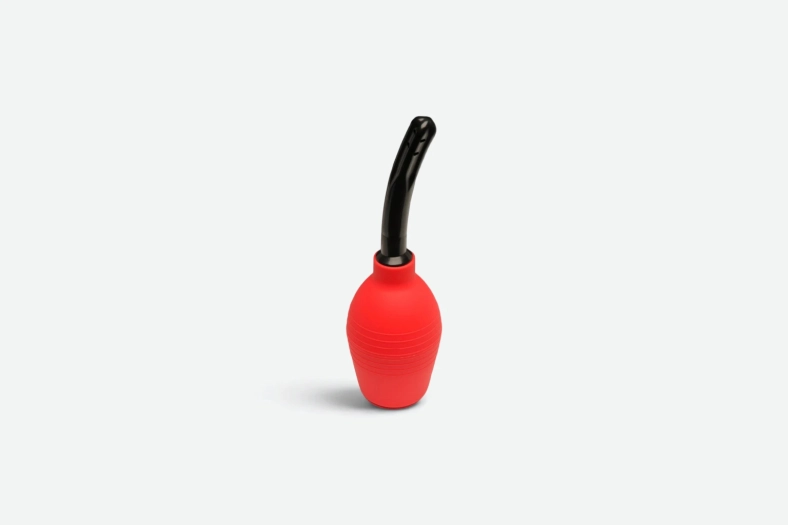 POIRE À LAVEMENT SOUPLE – ROUGE