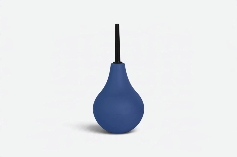 GRANDE POIRE À LAVEMENT – BLEU