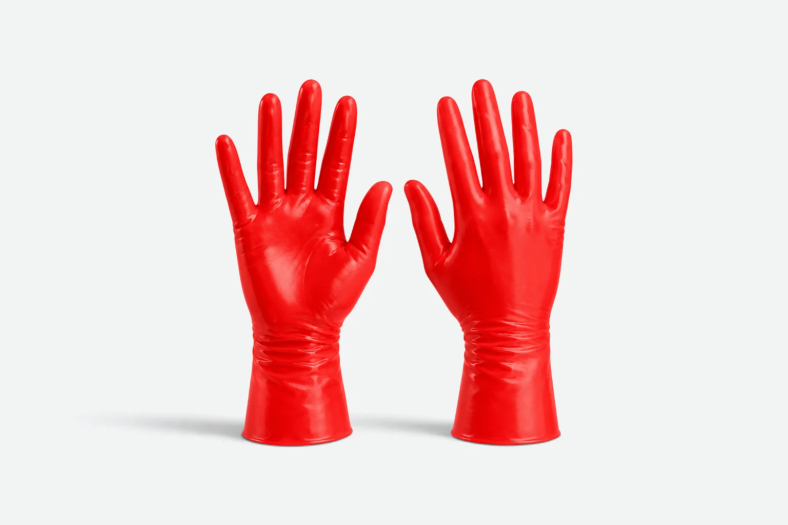 GANTS RÉUTILISABLES COURTS – ROUGE