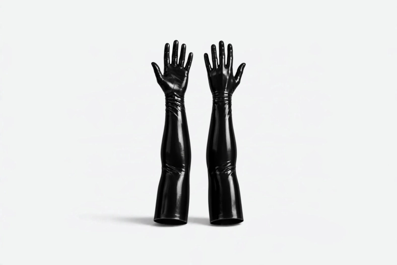 GANTS RÉUTILISABLES LONGS – NOIR