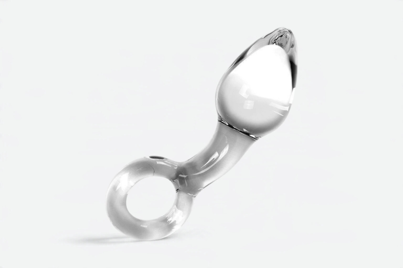 PLUG EN VERRE AVEC ANNEAU